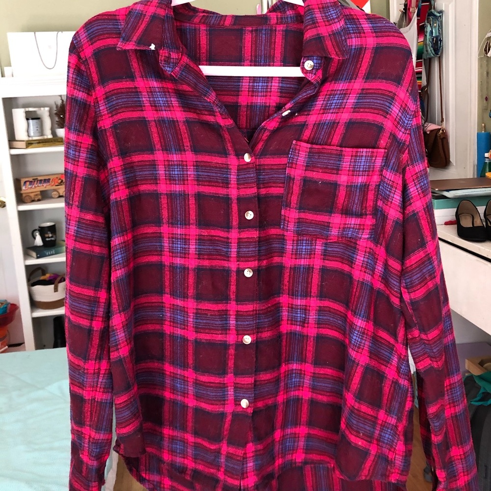 Plaid Button Down